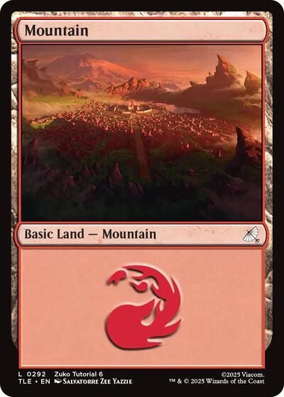 Mountain (0292) (Avatar: The Last Airbender: Eternal-Legal) Near Mint