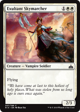 Exultant Skymarcher (Rivals of Ixalan) Near Mint Foil