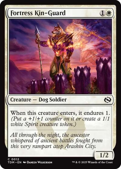 Fortress Kin-Guard (Tarkir: Dragonstorm) Near Mint