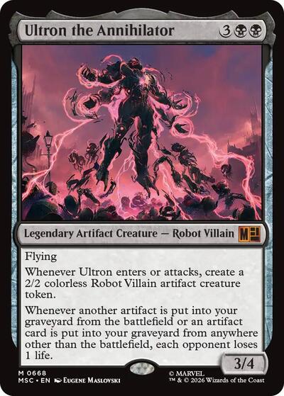 Ultron the Annihilator (Commander: Marvel Super Heroes) Near Mint Foil