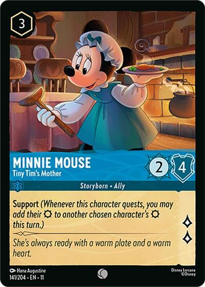 Minnie Mouse - Tiny Tim's Mother (Winterspell) Near Mint Cold Foil