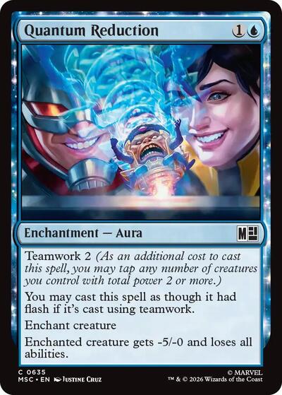 Quantum Reduction (Commander: Marvel Super Heroes) Near Mint Foil