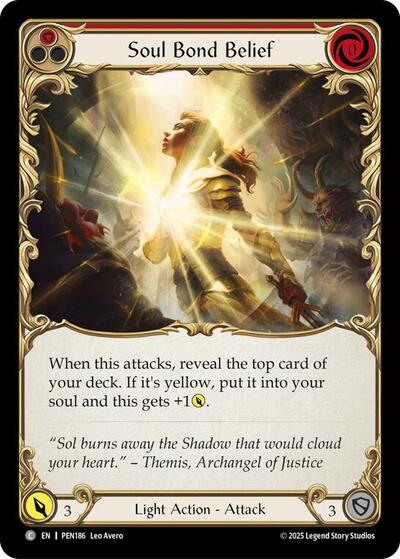Soul Bond Belief (Red) (Compendium of Rathe) Near Mint Foil