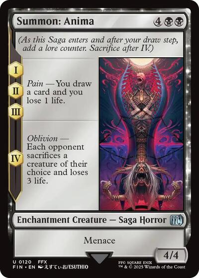 Summon: Anima (Universes Beyond: FINAL FANTASY) Near Mint Foil