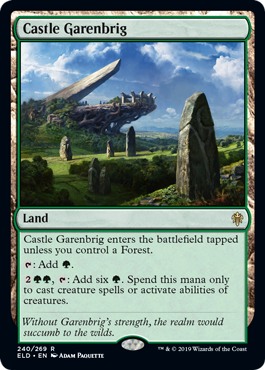 Castle Garenbrig (Throne of Eldraine) Near Mint