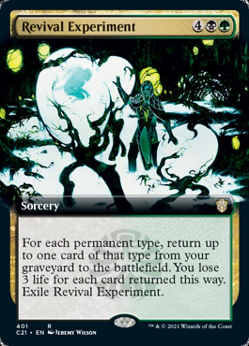 Revival Experiment (Extended Art) (Commander 2021 Strixhaven) Near Mint