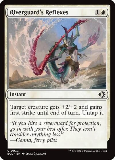 Riverguard's Reflexes (Lorwyn Eclipsed) Near Mint Foil