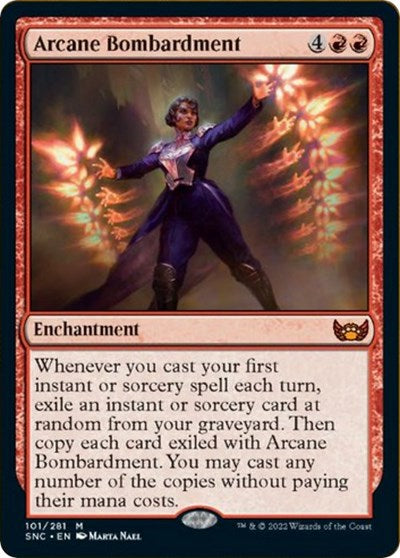 Arcane Bombardment (Streets of New Capenna) Near Mint Foil