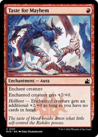 Taste for Mayhem (Ravnica Remastered) Near Mint