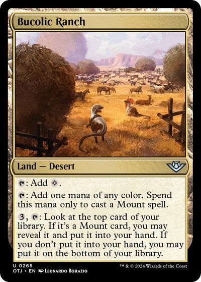 Bucolic Ranch (Outlaws of Thunder Junction) Near Mint