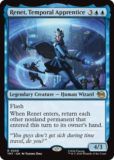 Renet, Temporal Apprentice (Teenage Mutant Ninja Turtles) Near Mint Foil