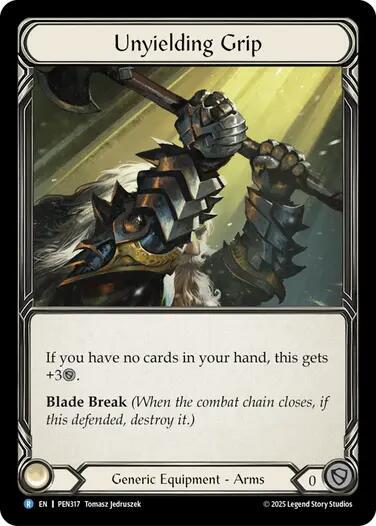 Unyielding Grip (Compendium of Rathe) Near Mint Cold Foil