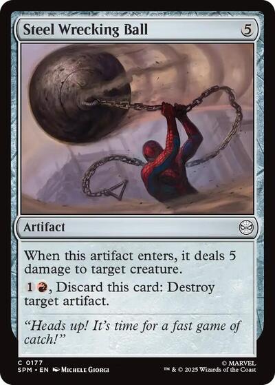 Steel Wrecking Ball (Marvel's Spider-Man) Near Mint Foil