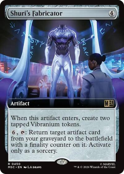 Shuri's Fabricator (Extended Art) (Commander: Marvel Super Heroes) Near Mint