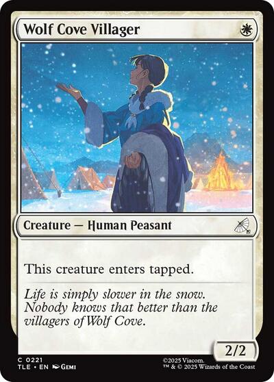 Wolf Cove Villager (Avatar: The Last Airbender: Eternal-Legal) Near Mint Foil