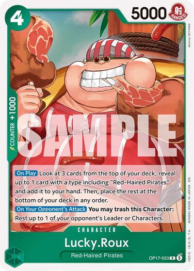Lucky.Roux (The World's Strongest Warriors) Near Mint Foil