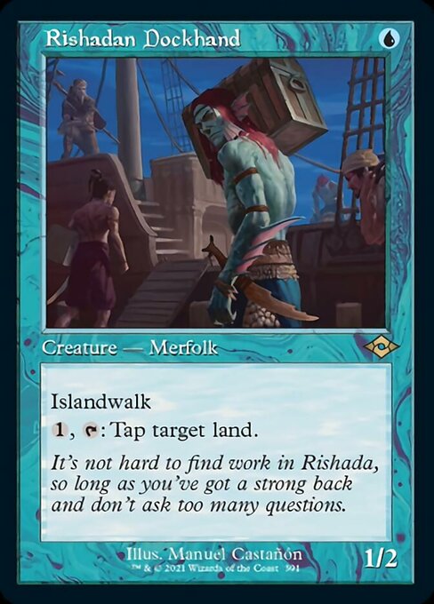 Rishadan Dockhand (Retro Frame) (Modern Horizons 2) Light Play Foil