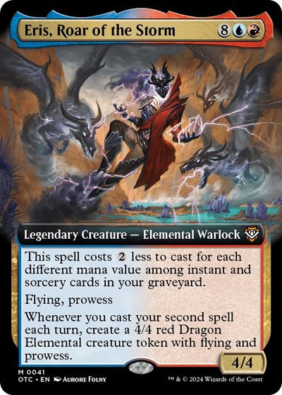 Eris, Roar of the Storm (Extended Art) (Commander: Outlaws of Thunder Junction) Near Mint
