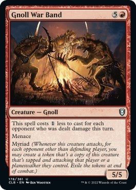 Gnoll War Band (Commander Legends: Battle for Baldur's Gate) Near Mint Foil