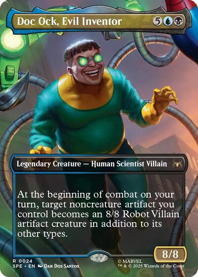 Doc Ock, Evil Inventor (Borderless) (Marvel's Spider-Man: Eternal-Legal) Near Mint Foil