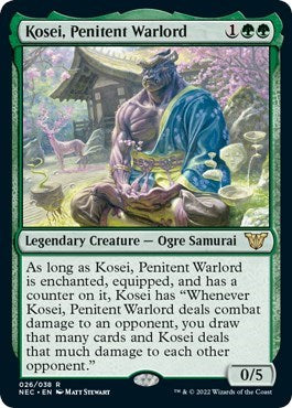 Kosei, Penitent Warlord (Commander: Kamigawa: Neon Dynasty) Near Mint