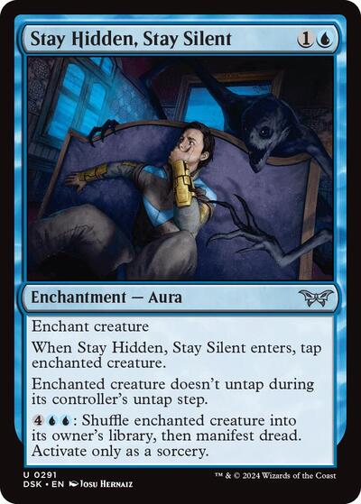 Stay Hidden, Stay Silent (0291) (Duskmourn: House of Horror) Near Mint