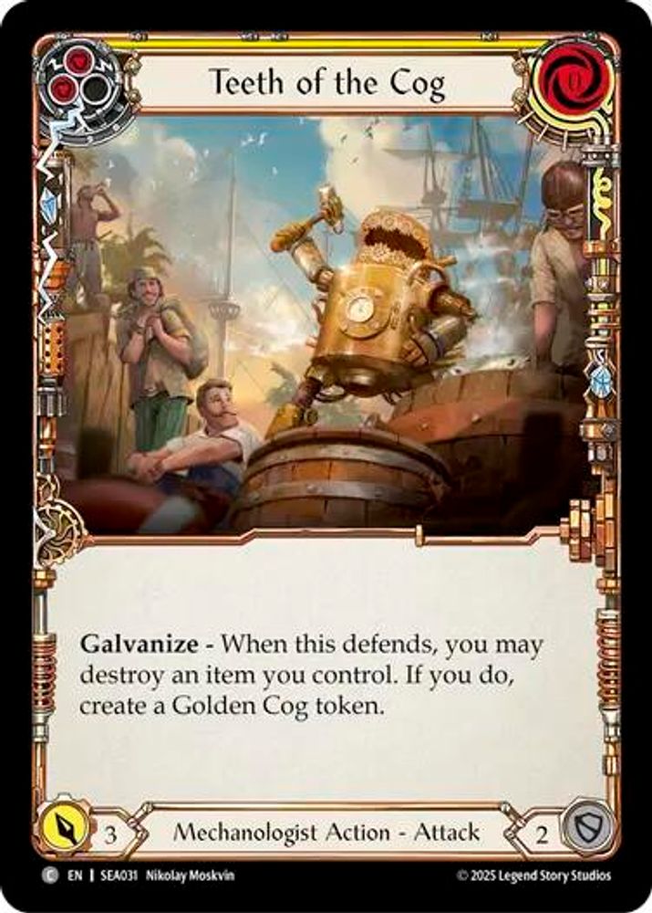 Teeth of the Cog (Yellow)