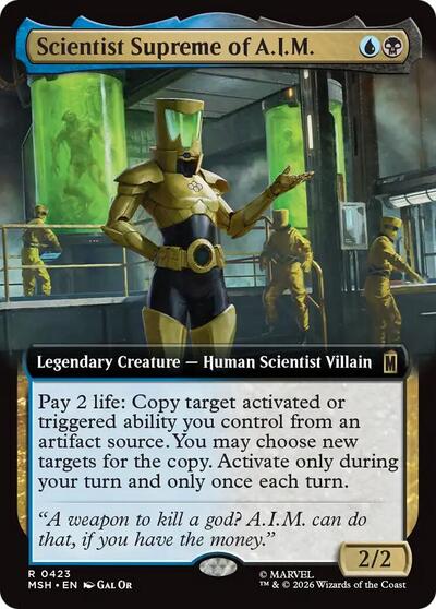 Scientist Supreme of A.I.M. (Extended Art) (Marvel Super Heroes) Near Mint Foil