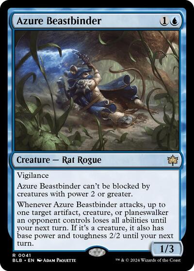 Azure Beastbinder (Bloomburrow) Near Mint