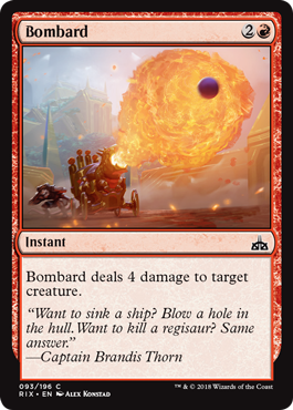 Bombard (Rivals of Ixalan) Near Mint Foil