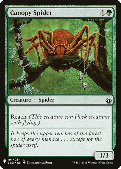 Canopy Spider (Mystery Booster) Near Mint