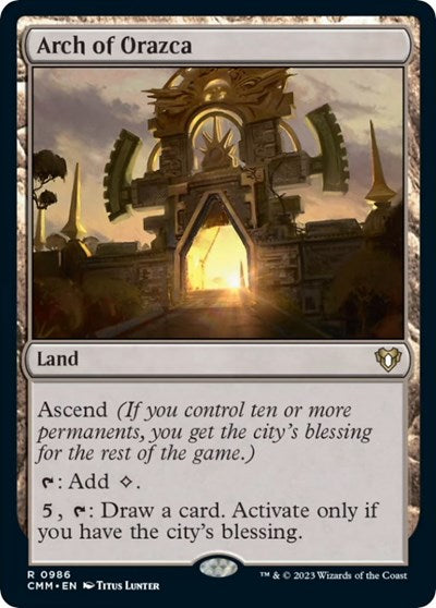 Arch of Orazca (Commander Masters) Near Mint