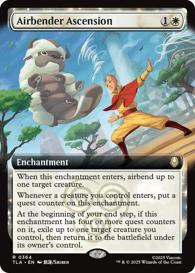 Airbender Ascension (Extended Art) (Avatar: The Last Airbender) Near Mint Foil