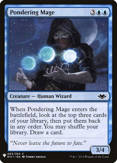 Pondering Mage (Mystery Booster) Near Mint