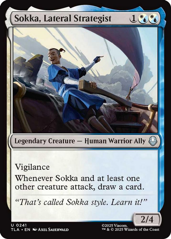 Sokka, Lateral Strategist