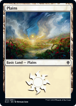 Plains (253) (Throne of Eldraine) Near Mint Foil