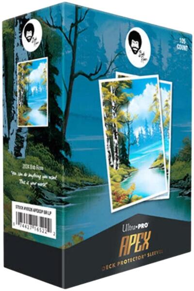 Bob Ross APEX Deck Protector Sleeves Lakeside Path (105-pack)