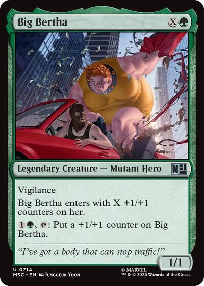 Big Bertha (Commander: Marvel Super Heroes) Near Mint Foil