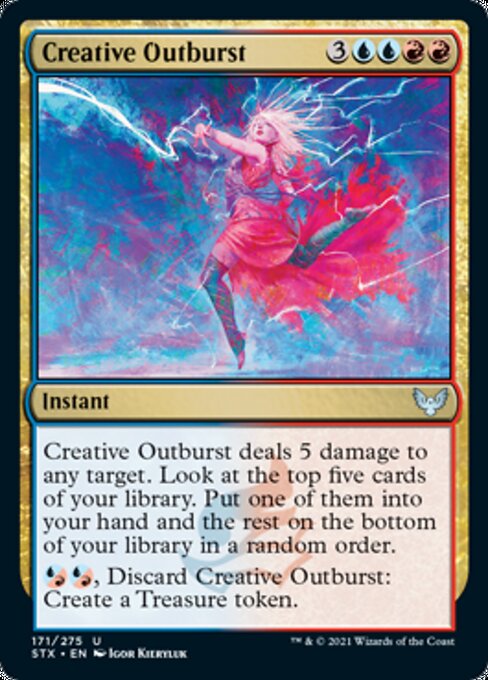Creative Outburst (Strixhaven) Near Mint