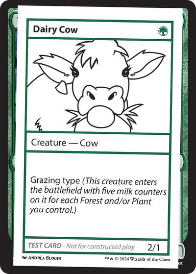Dairy Cow (Mystery Booster 2 Playtest Cards) Near Mint