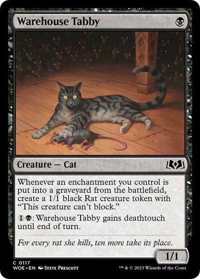 Warehouse Tabby (Wilds of Eldraine) Near Mint Foil
