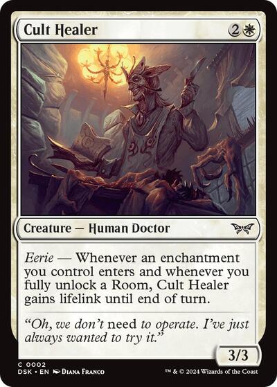 Cult Healer (Duskmourn: House of Horror) Near Mint Foil
