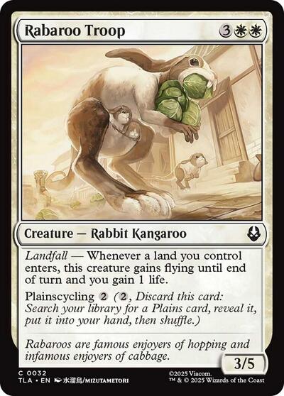 Rabaroo Troop (Avatar: The Last Airbender) Near Mint Foil