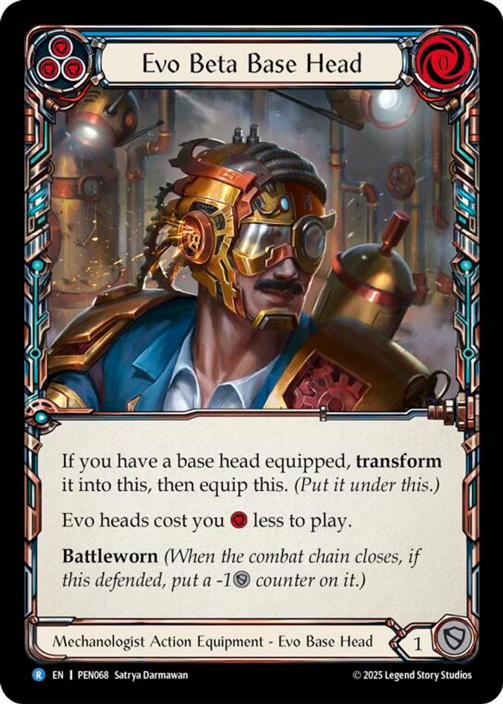Evo Beta Base Head (Blue)