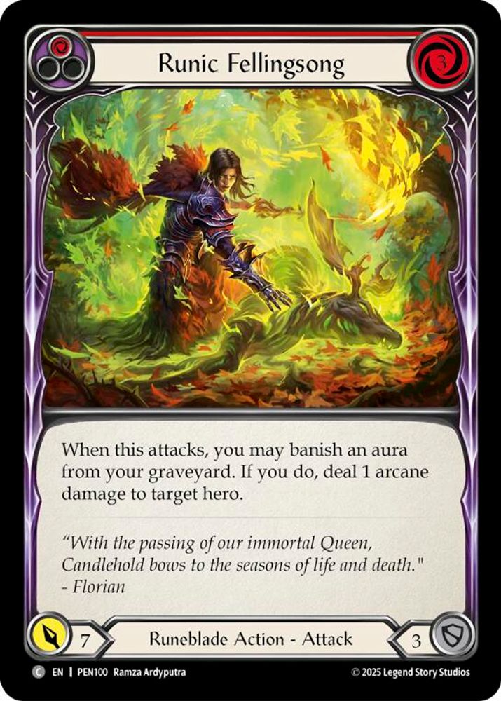 Runic Fellingsong (Red)