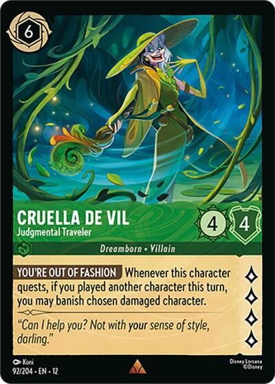 Cruella De Vil - Judgmental Traveler (Wilds Unknown) Near Mint