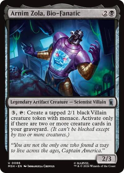 Arnim Zola, Bio-Fanatic (Marvel Super Heroes) Near Mint