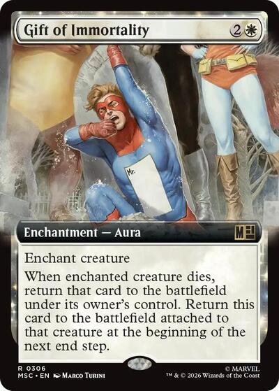 Gift of Immortality (Extended Art) (Commander: Marvel Super Heroes) Near Mint