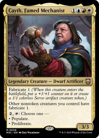 Cayth, Famed Mechanist (Commander: Modern Horizons 3) Near Mint Foil