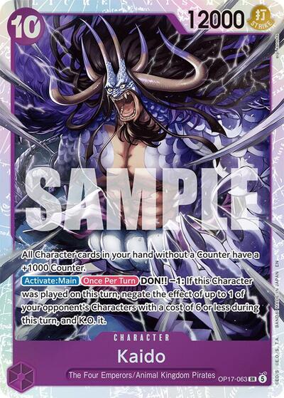 Kaido (063) (The World's Strongest Warriors) Near Mint Foil